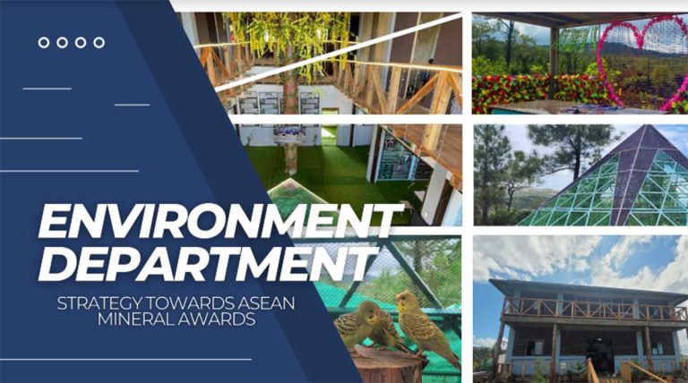 Environment Department – Strategy Towards Asean Mineral Awards - Eramen Minerals Inc