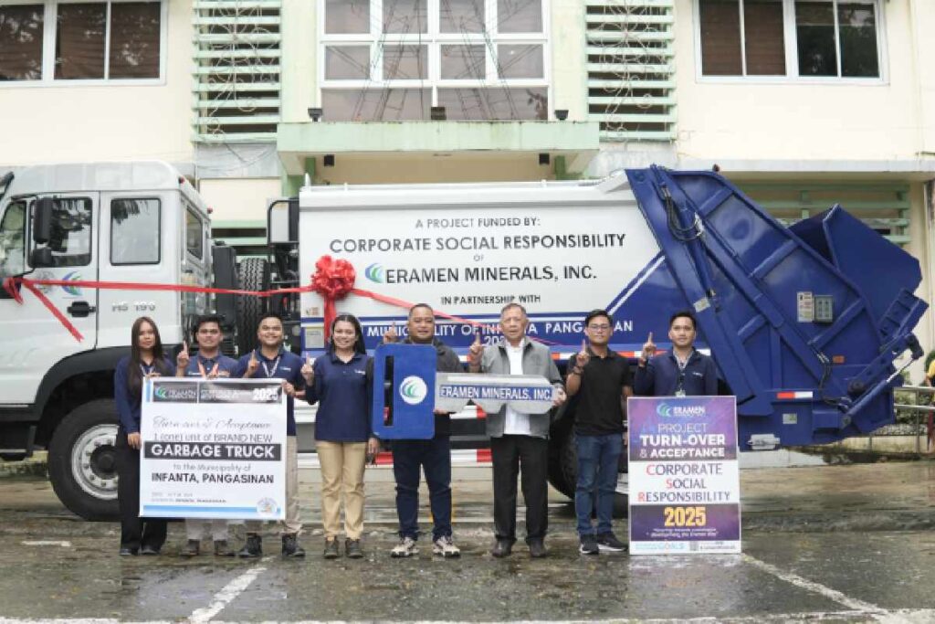 Eramen Minerals Inc. Advancing Waste Management in Infanta